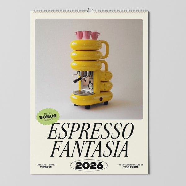 "Espresso Fantasia" Fotokalender 2025 von Tina Bobbe