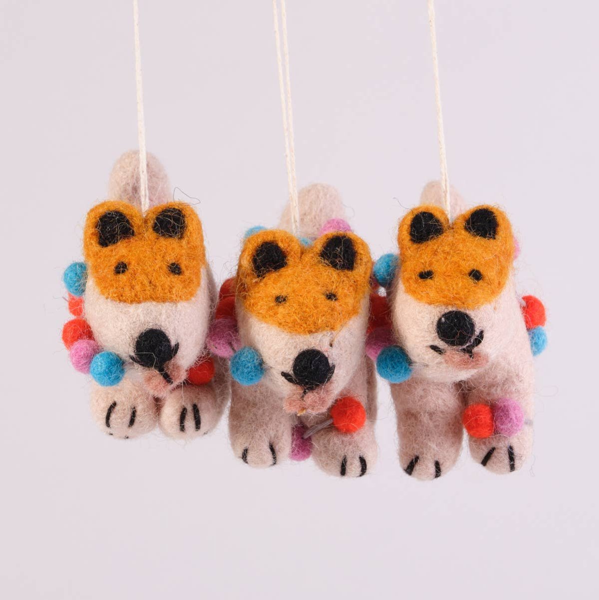 Willa Dog Hanging Felt Ornament