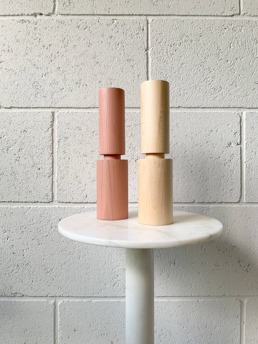 HOVE wood salt or pepper mill: Forest Green Ash