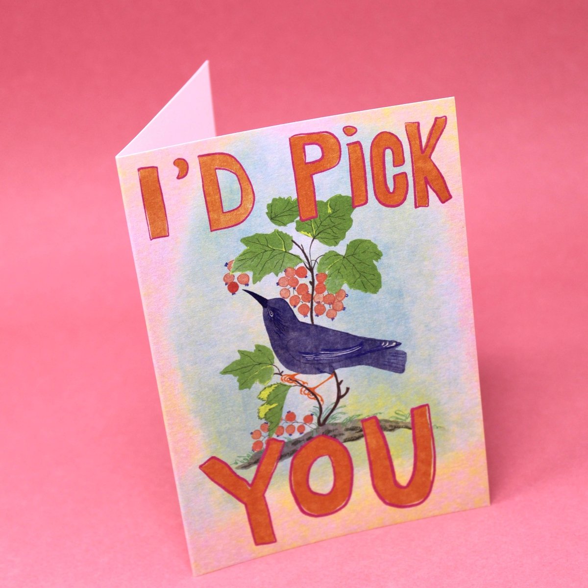 I'd Pick You Greetings Cards