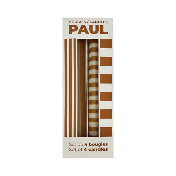 Paul Ochre Candles - Set of 4 long