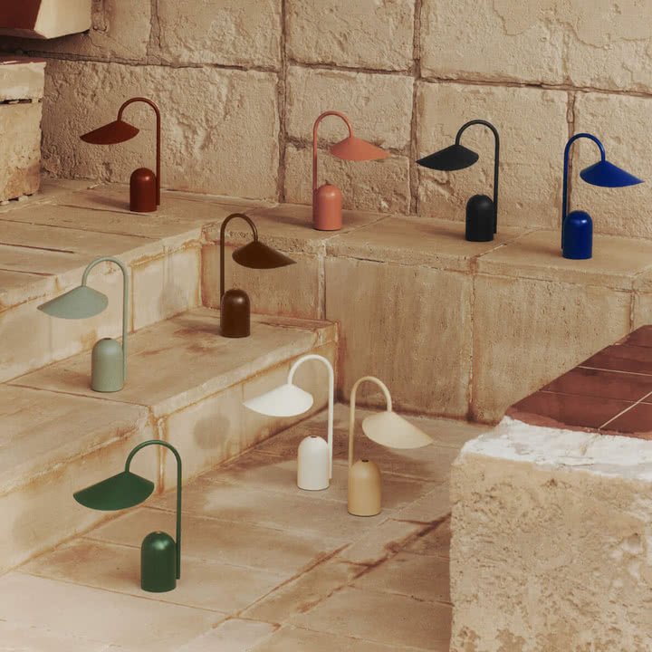 Ferm Living - Arum Portable Lamp - Sienna