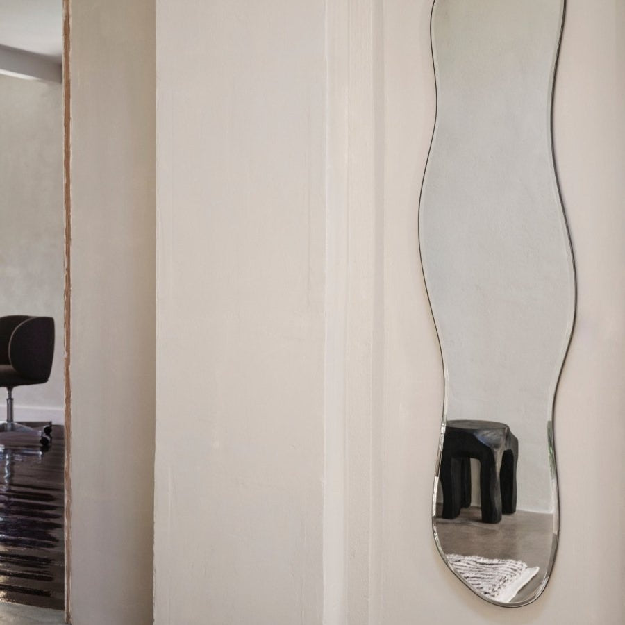 Pond Mirror Full Size Dark Chrome