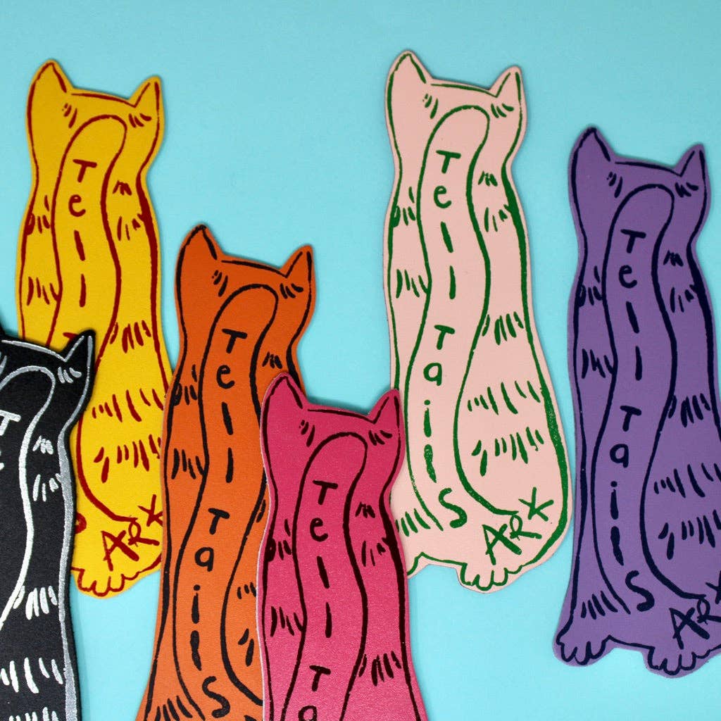 Cat Tails Bookmark: Yellow