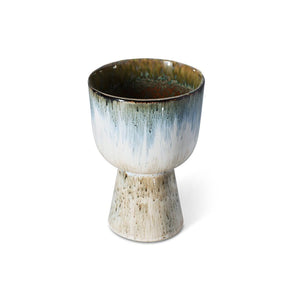 Retro Flower Pot - Glacier