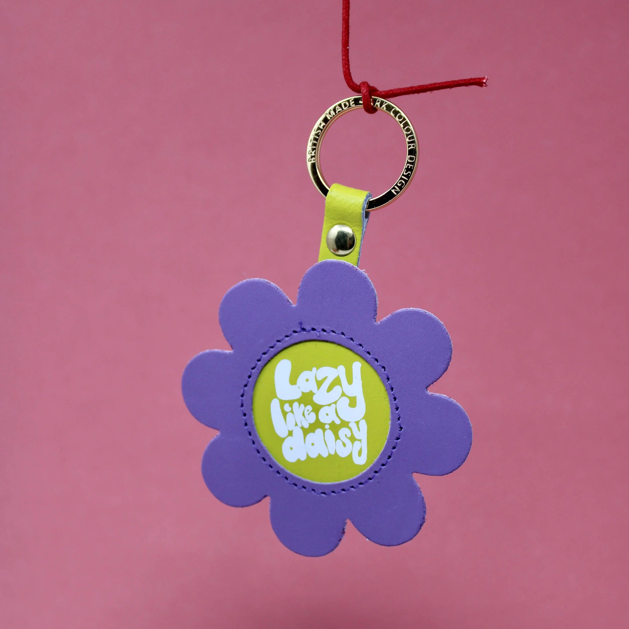Lazy Daisy '90's Key Fob