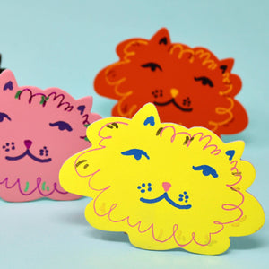 Fat Cat Coasters - Set of 4