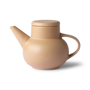 Ceramic Bubble Tea Pot - Sand