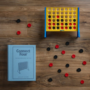 'Connect 4' Vintage Spiel - Bücherregal Edition