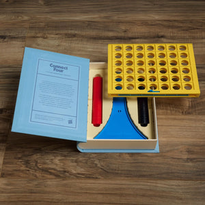 'Connect 4' Vintage Spiel - Bücherregal Edition