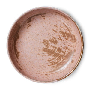 Deep Plate - Rustic Pink