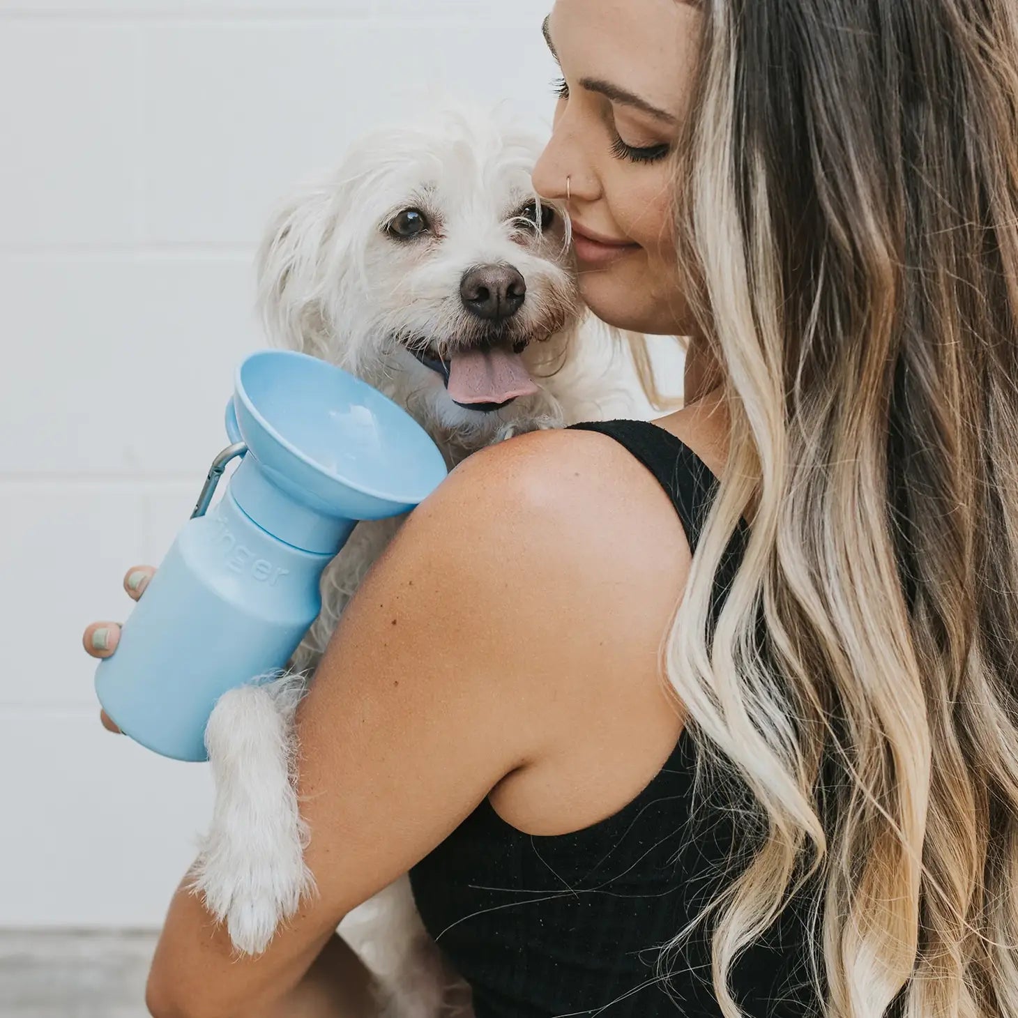 Mini Dog Travel Bottle - Sky Blue