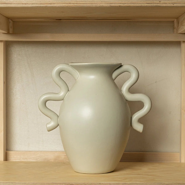 Verso Table Vase - Beige