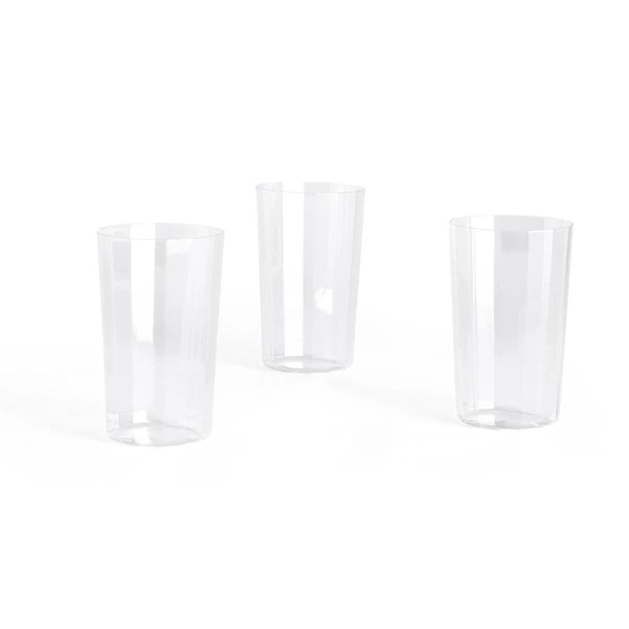 Angle Glass-Set of 4 Large -Clear