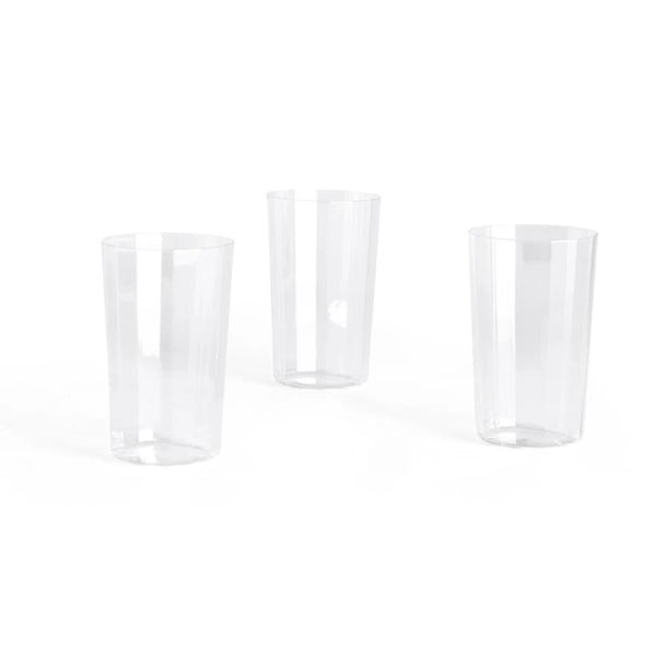 Angle Glass-Set of 4 Large -Clear