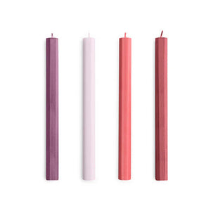 Hexagon Candles - Set of 4 (HAY)