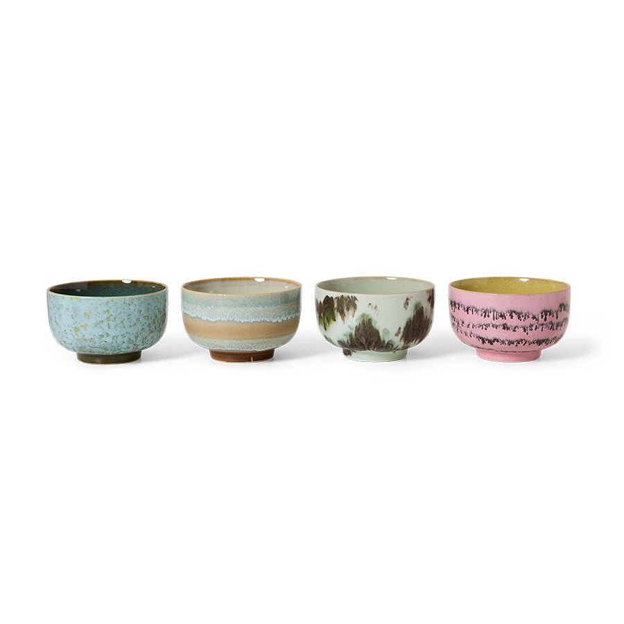 70s Ceramics: Noodle Bowls Dada (Set of 4)