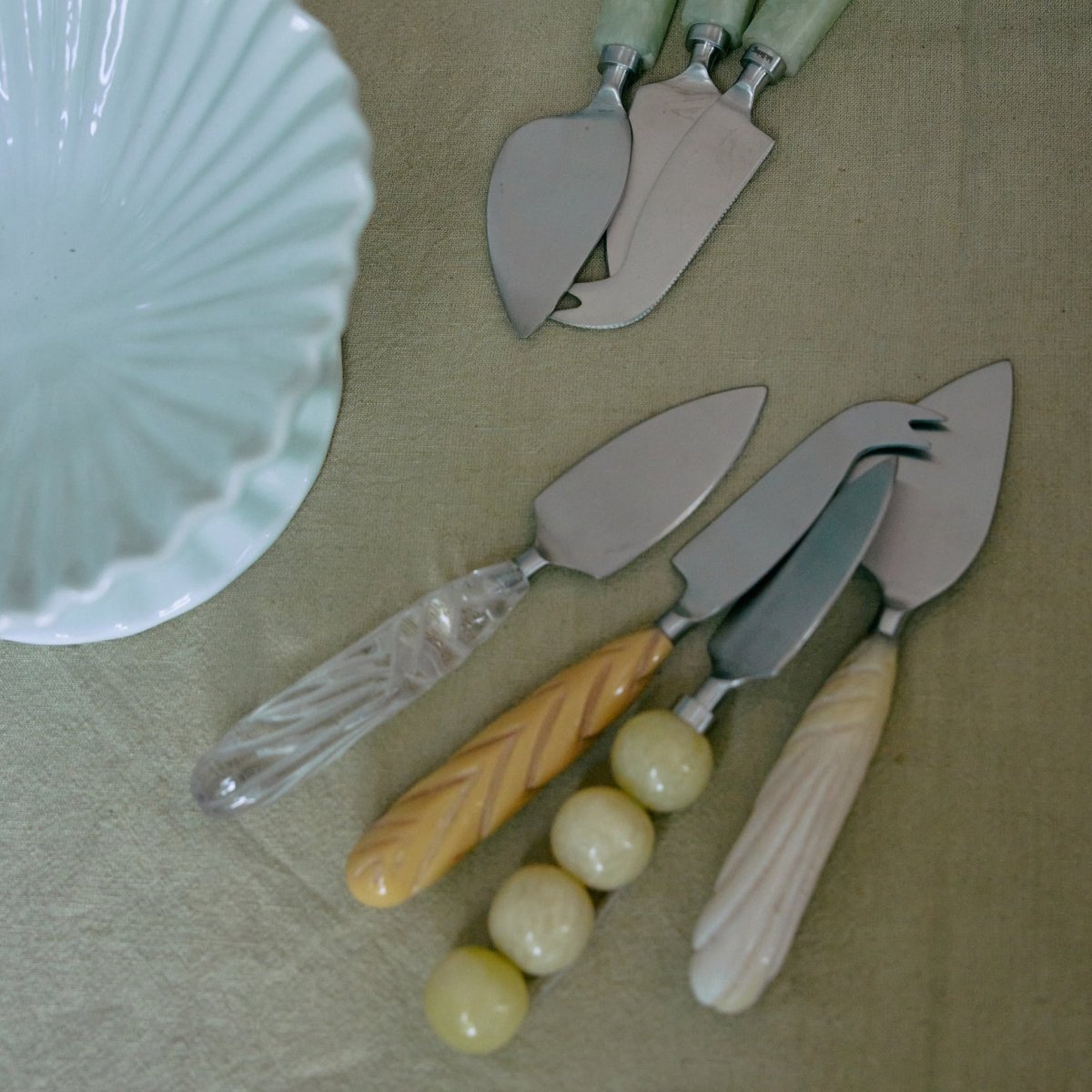 Cheese Knives - Set of 3 - Lemon