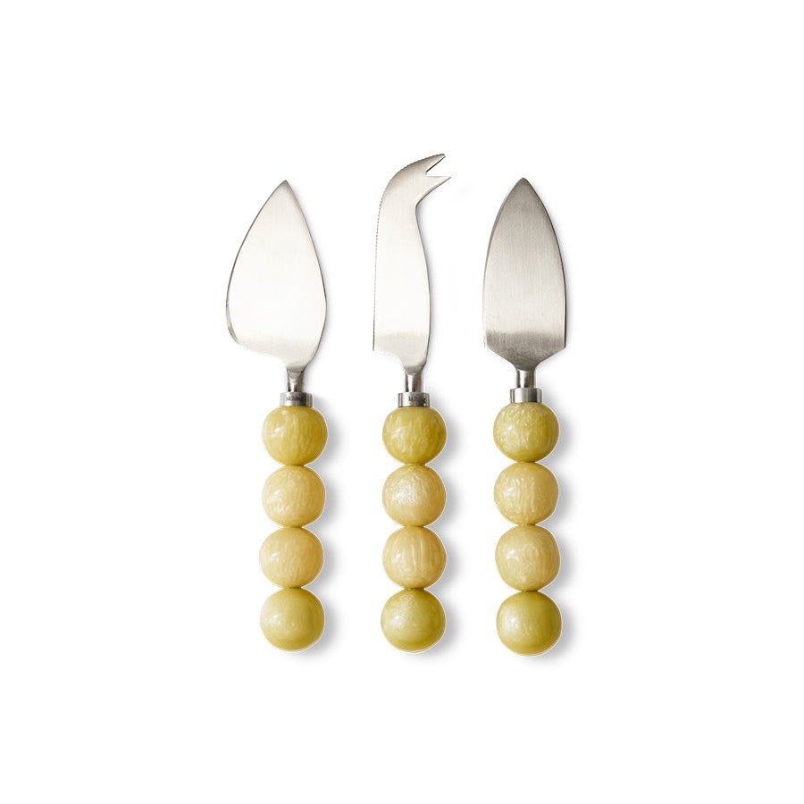 Cheese Knives - Set of 3 - Lemon