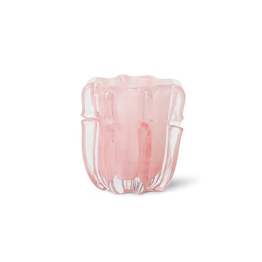 HKliving Corella Candle Holder with a sleek, modern design perfect for decorative candle display.