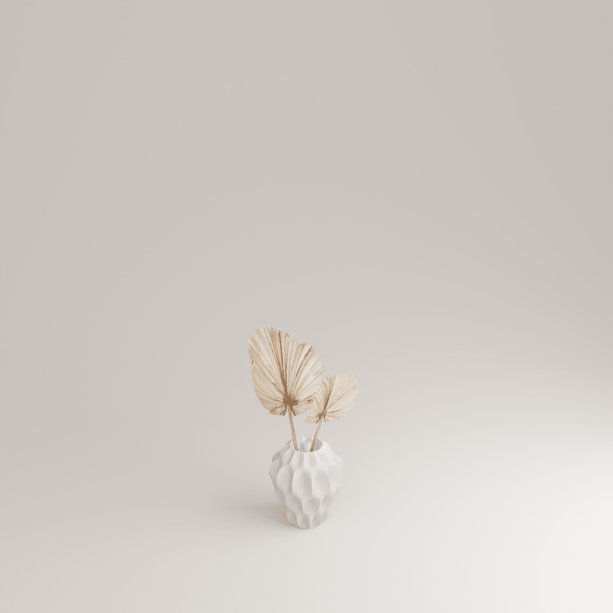 Plissan P Porcelain Vase (h16 cm) - Holaria