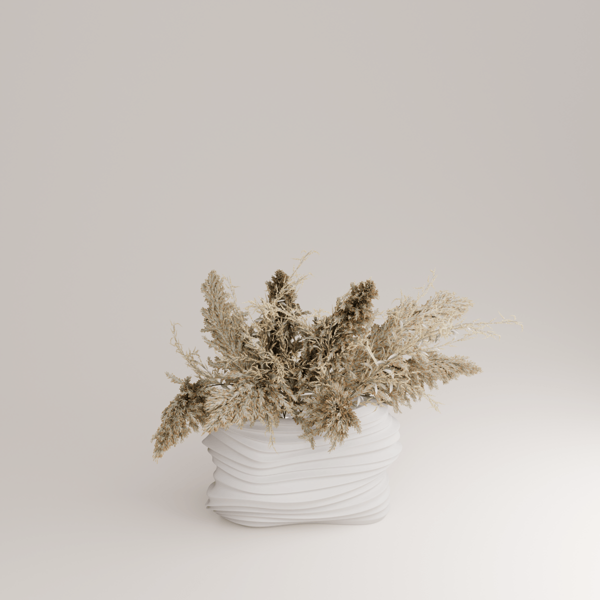 Voo P Porcelain Vase (h24 cm) - Holaria