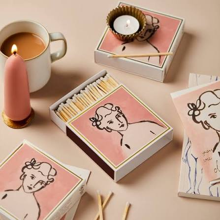 Divine Matches by Wanderlust Paper Co. Square Matchbox