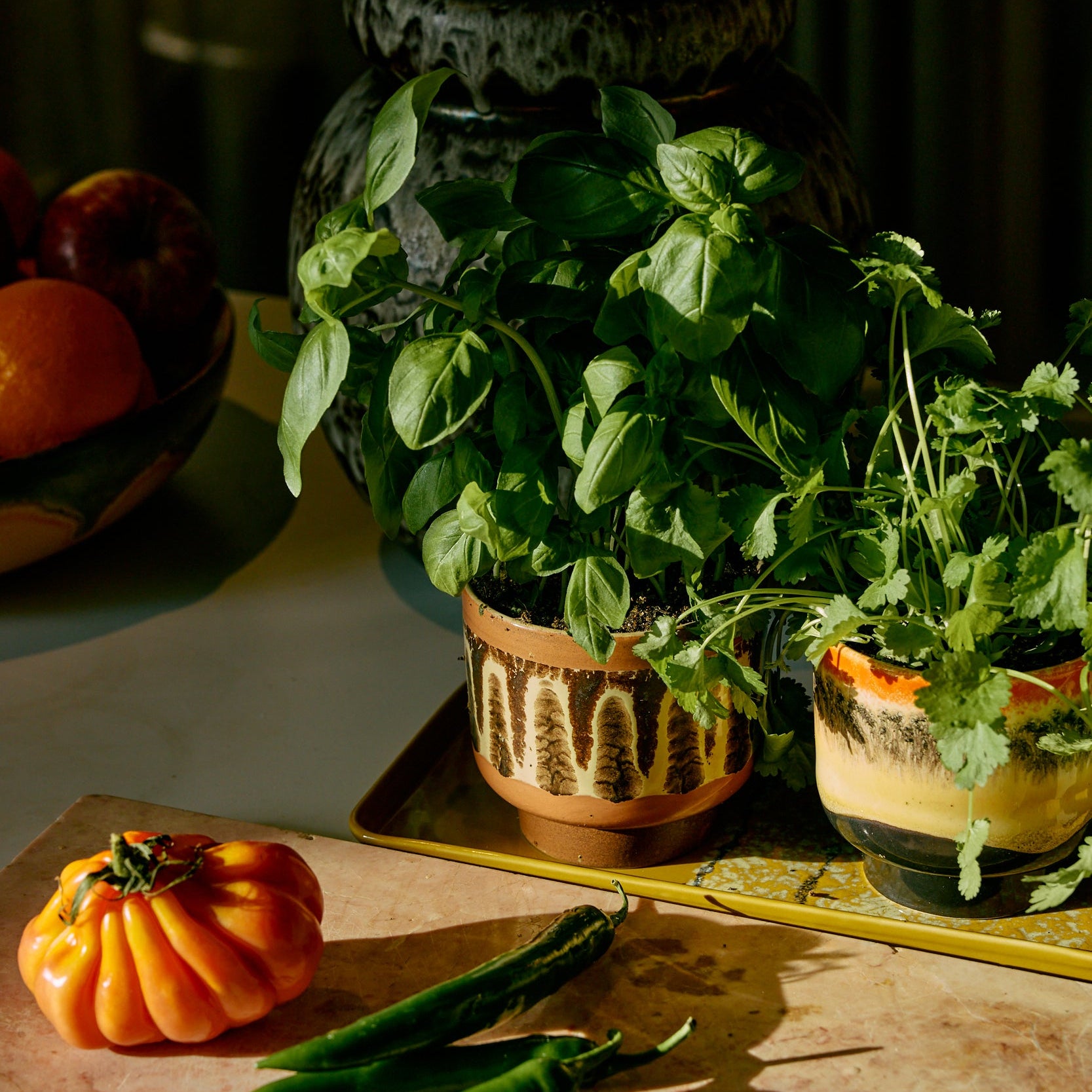 Duftkerze aus Keramik im Stil der 70er Jahre – Kyoto