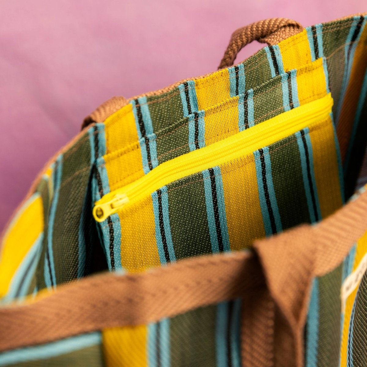 Everywhere Bag | Schokolade/ Gelb/ Olive