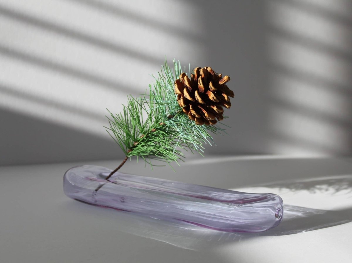 Lavender Lilo incense holder by MÆGEN featuring a sleek, ceramic design for holding incense sticks securely.