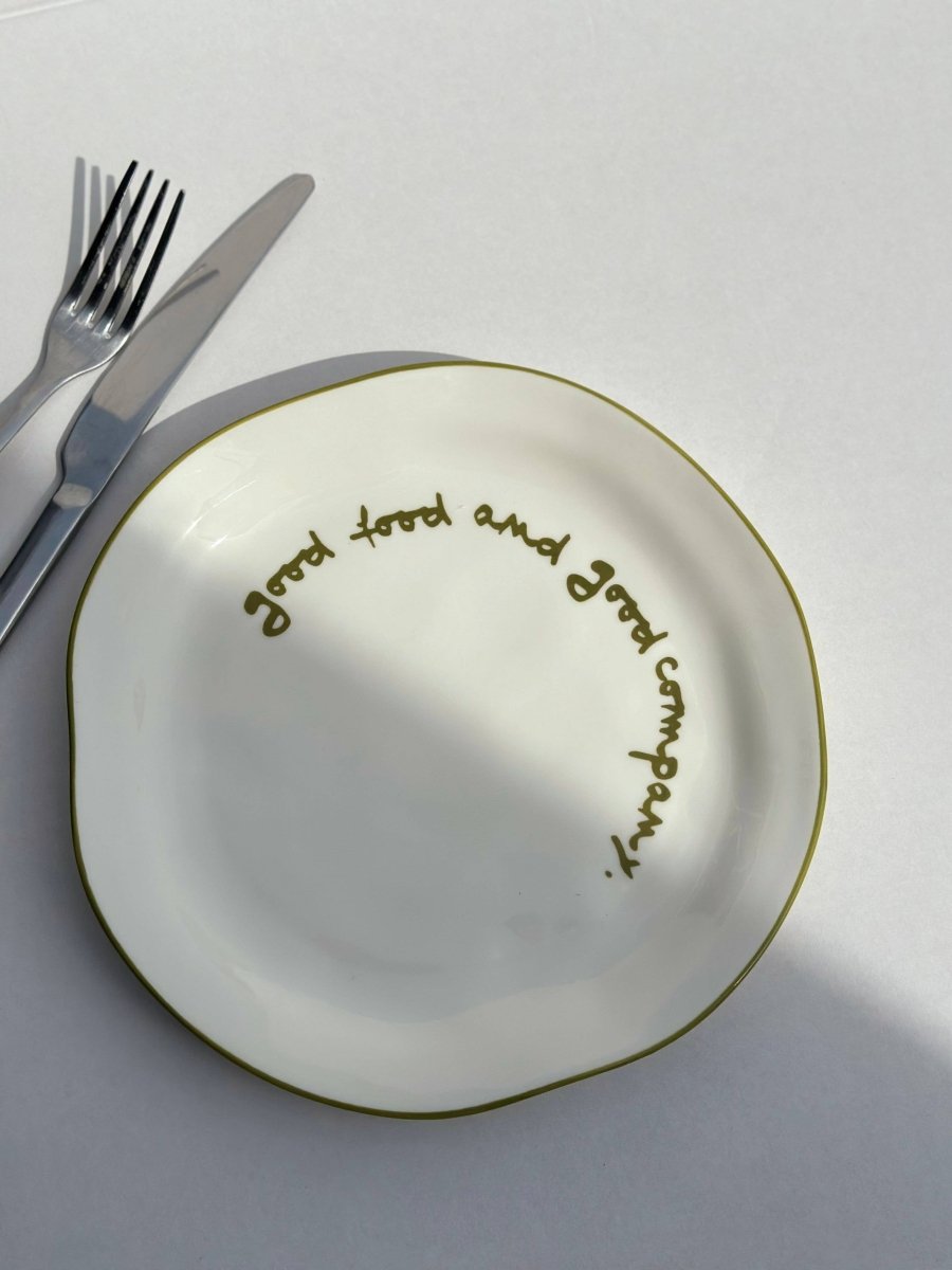 Statementteller - 'gutes Essen und gute Gesellschaft.'