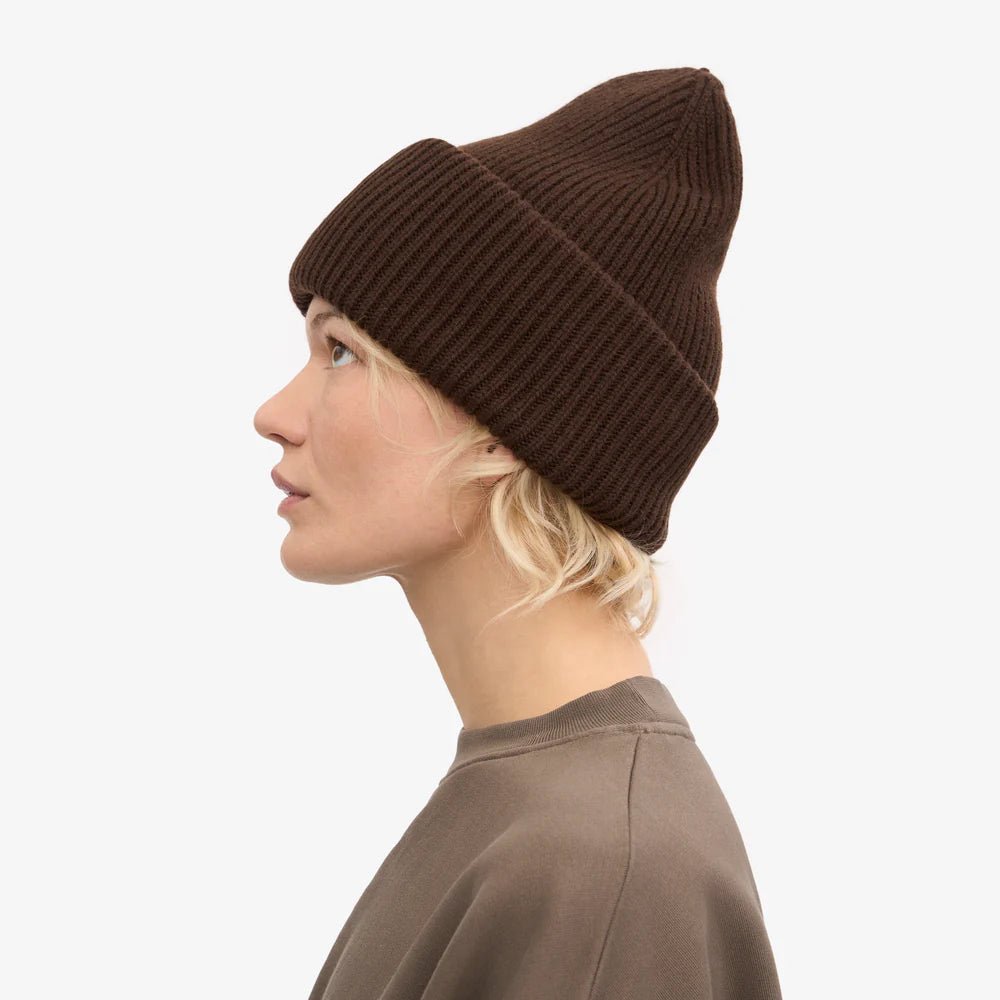 Nachhaltiges Beanie aus recycelter Merinowolle