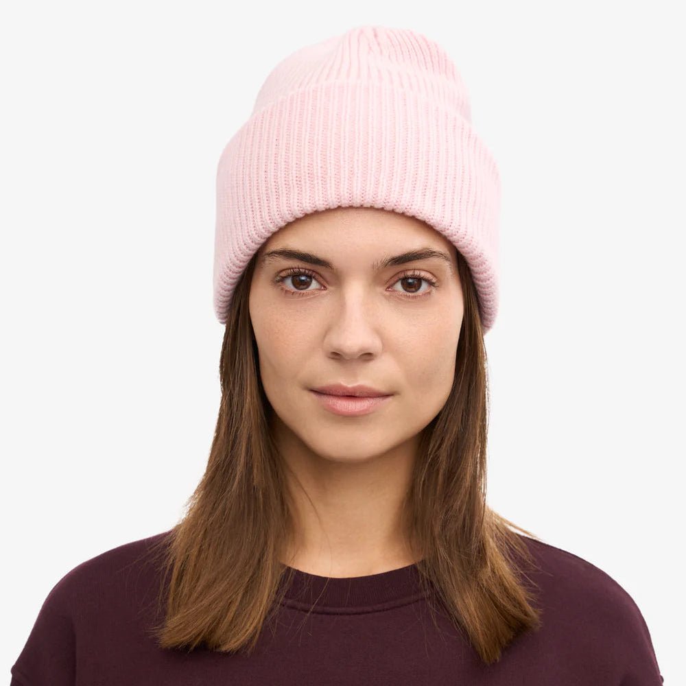 Nachhaltiges Beanie aus recycelter Merinowolle