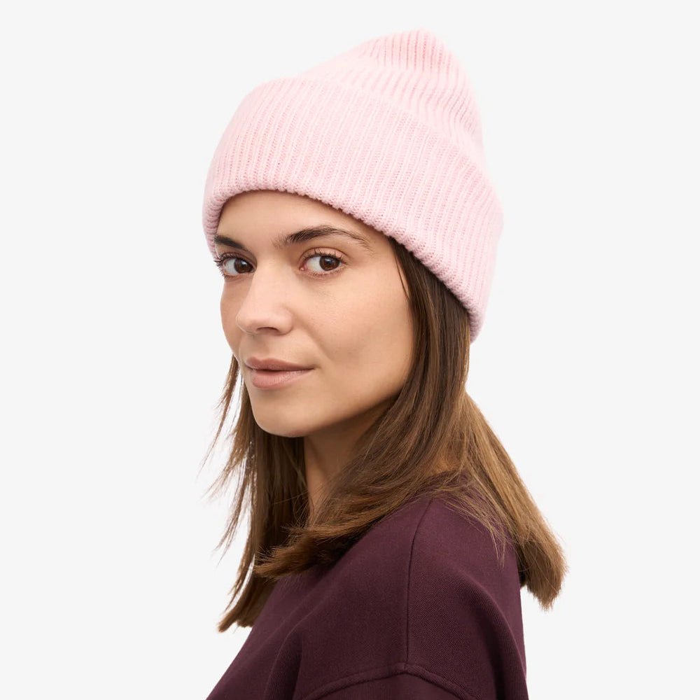 Nachhaltiges Beanie aus recycelter Merinowolle