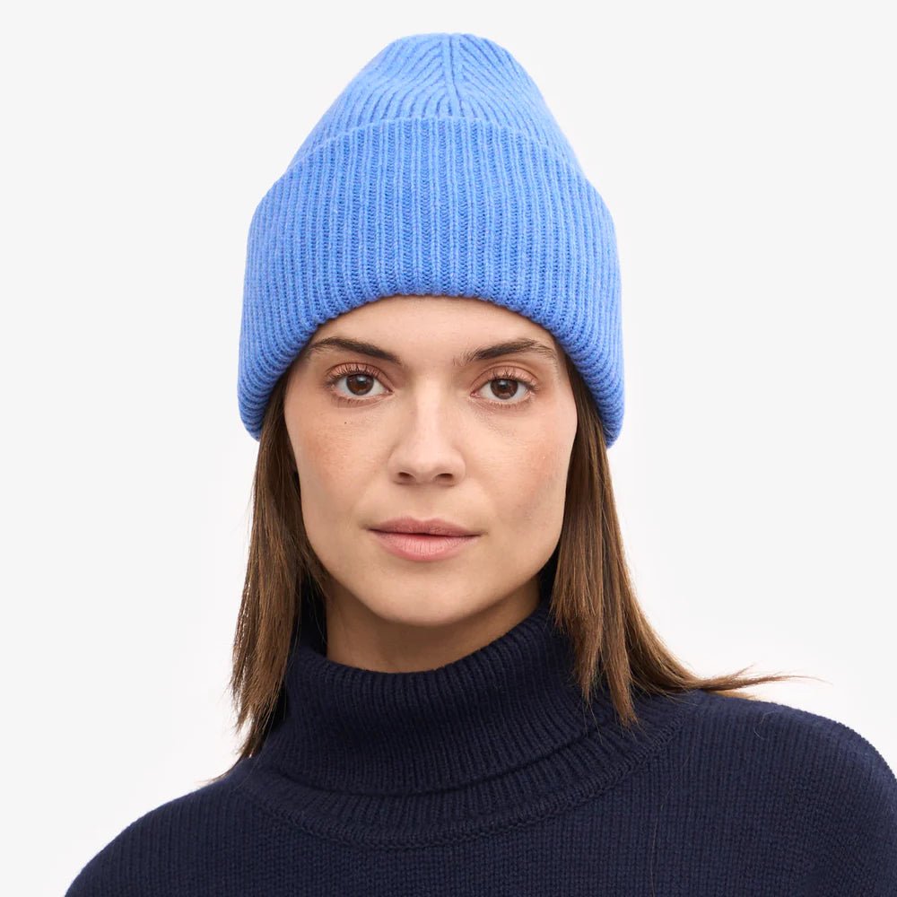 Nachhaltiges Beanie aus recycelter Merinowolle