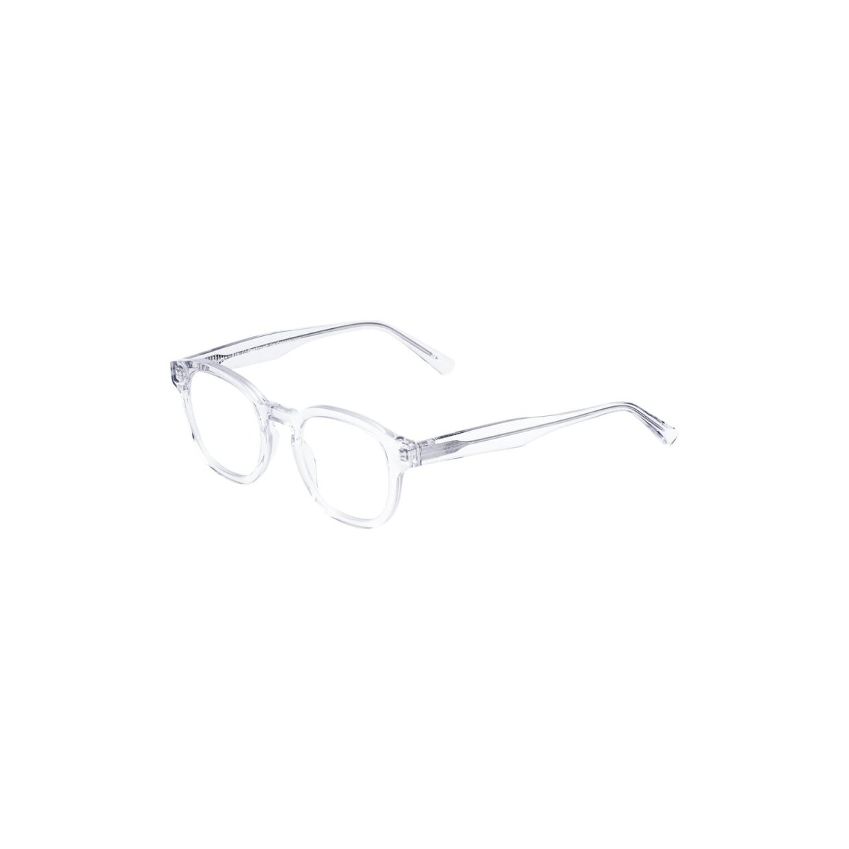 Kim reading glasses by MessyWeekend Bisou, stylish accessories with clear lenses and black frame, close-up shot.
