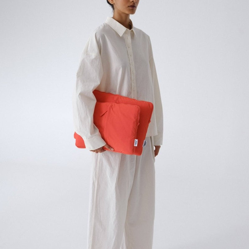 Padded Laptop Sleeve: Coral / 13” & 14” laptop