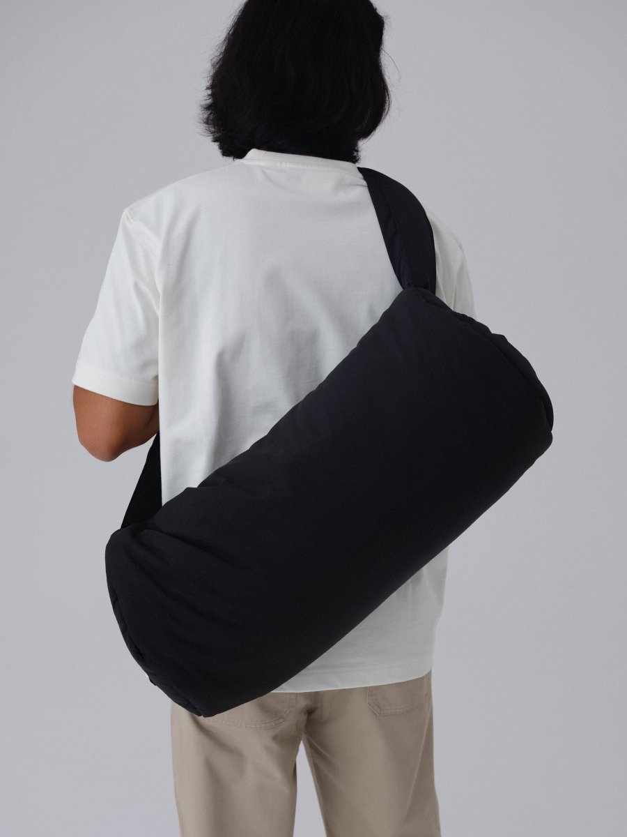 Gepolsterte Reisetasche: Schwarz