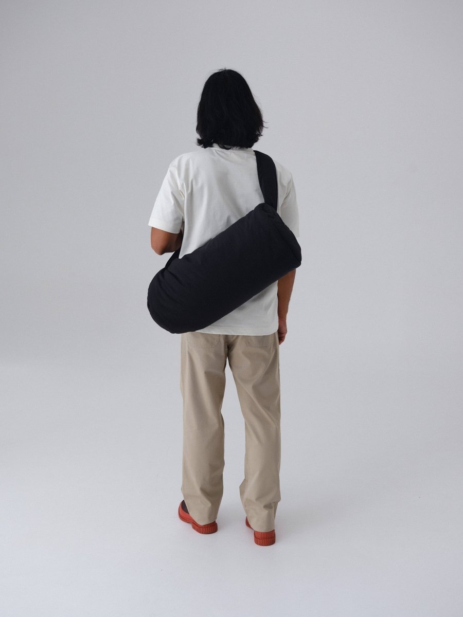 Gepolsterte Reisetasche: Schwarz