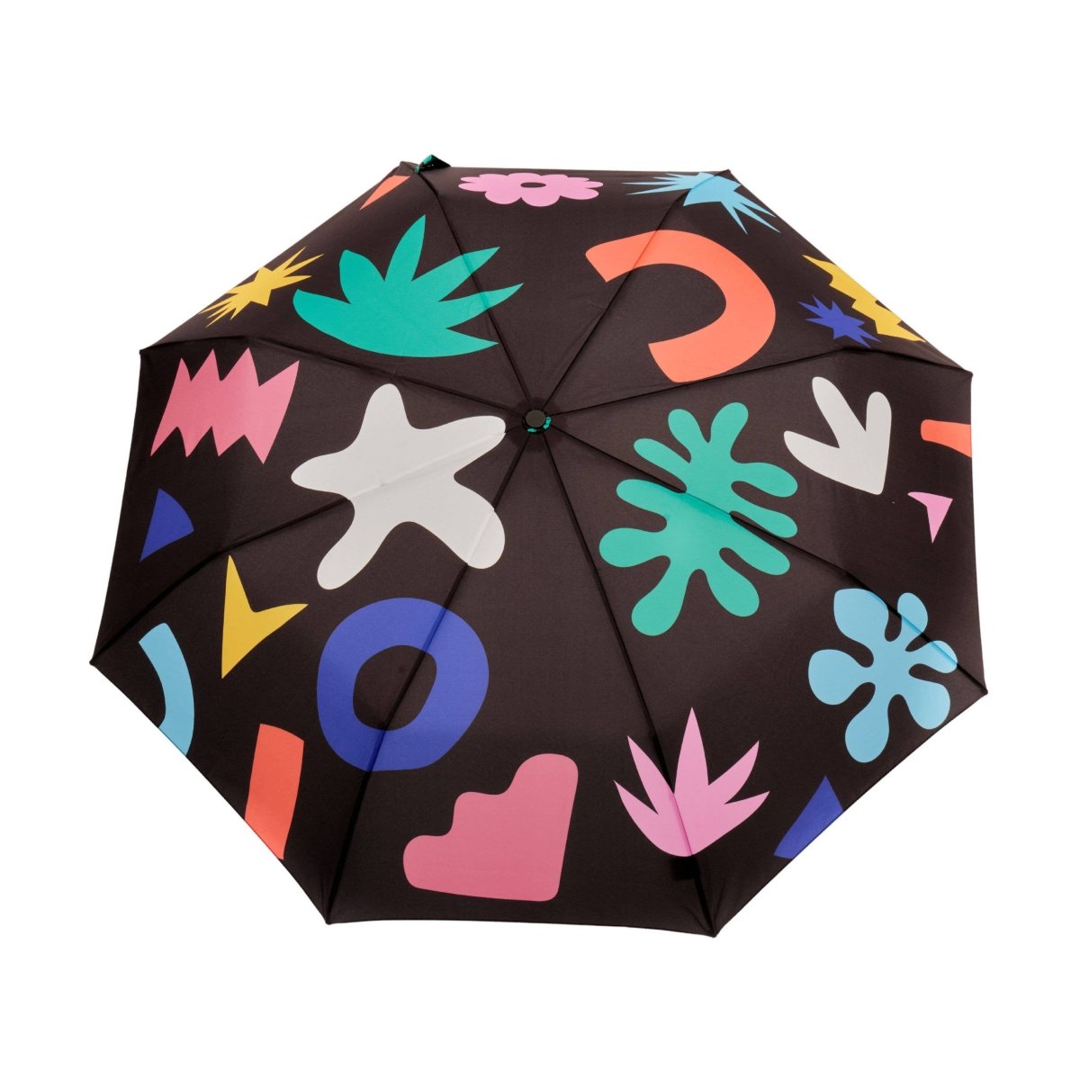 Palma Umweltfreundlicher Kompakt-Regenschirm mit Entenkopfgriff