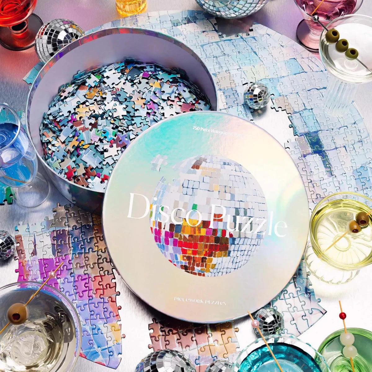 Disco Puzzle - 750 Teile rundes Puzzle