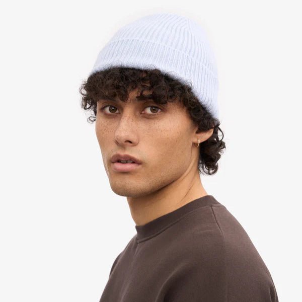 Nachhaltiges Beanie aus recycelter Merinowolle