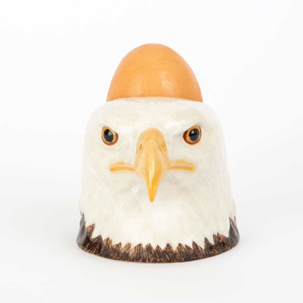 Eierbecher mit Weißkopfseeadler-Gesicht