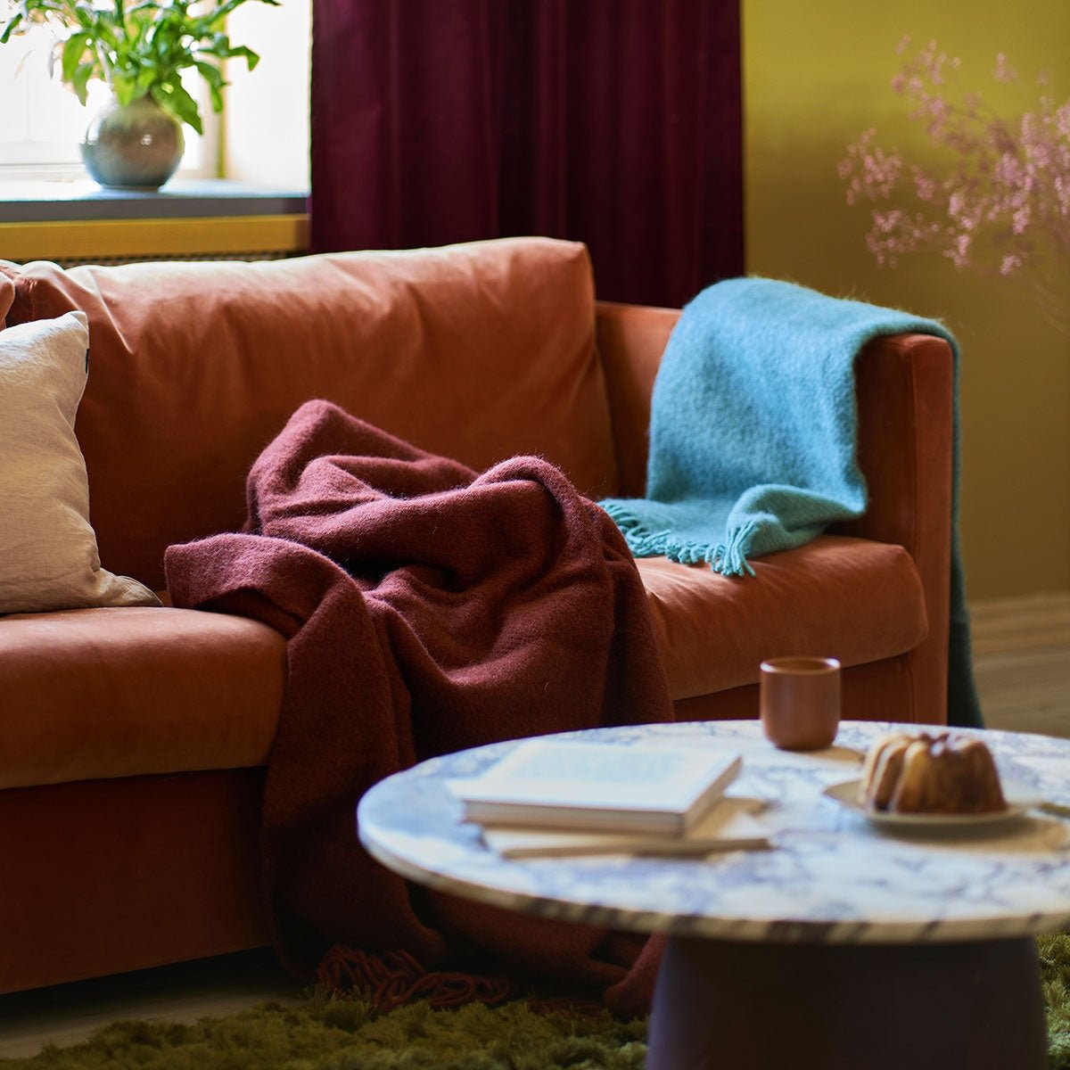 Gotland Throw - Rust