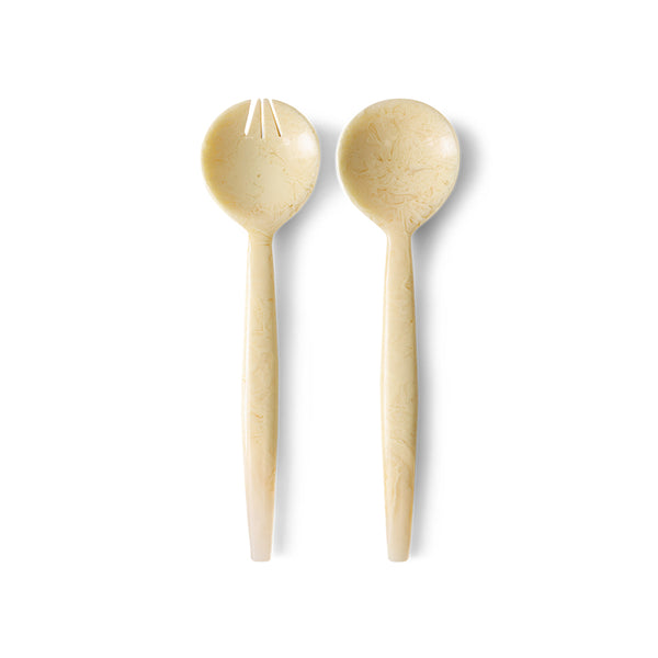 Salad cutlery - Vanilla, set of 2