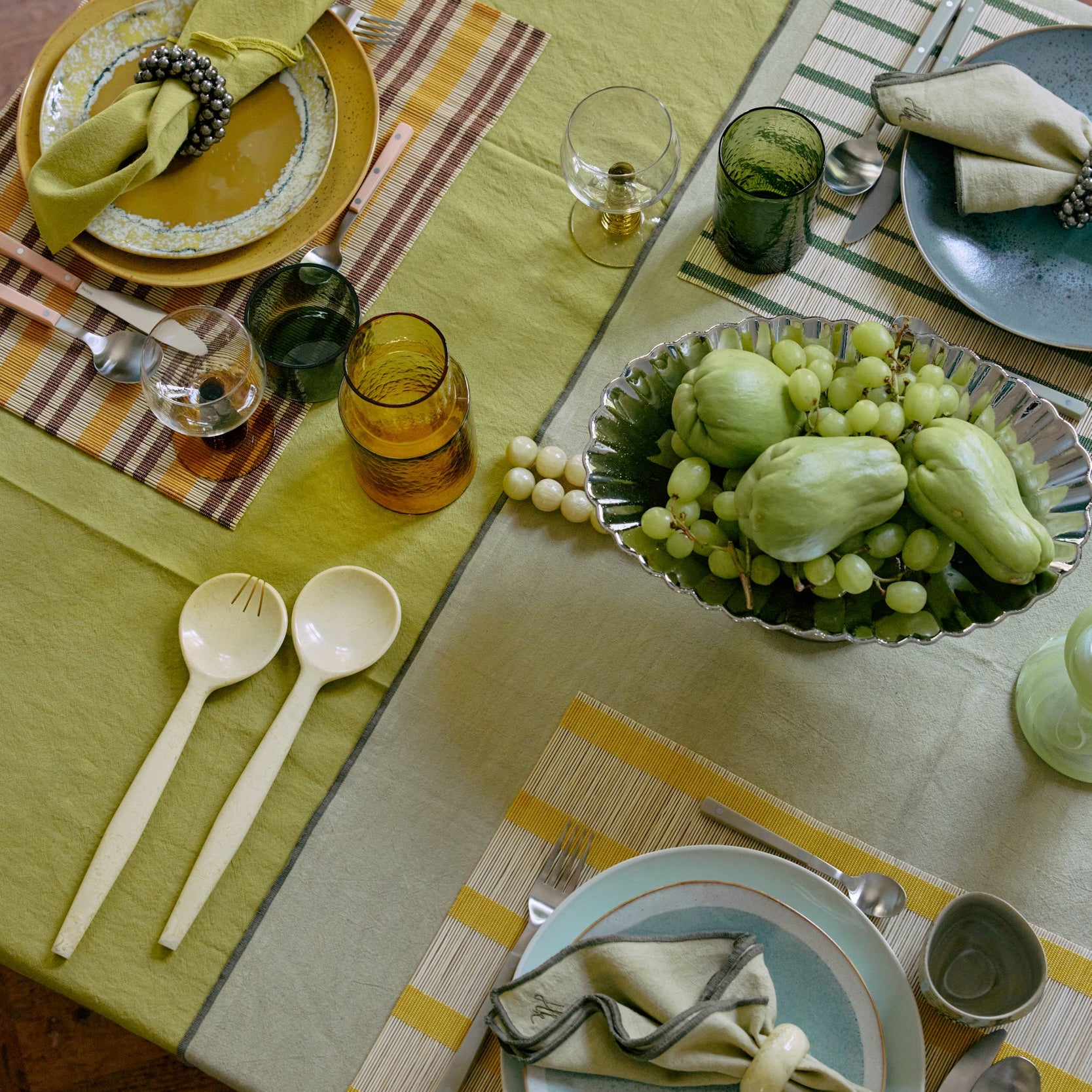 Salad cutlery - Vanilla, set of 2