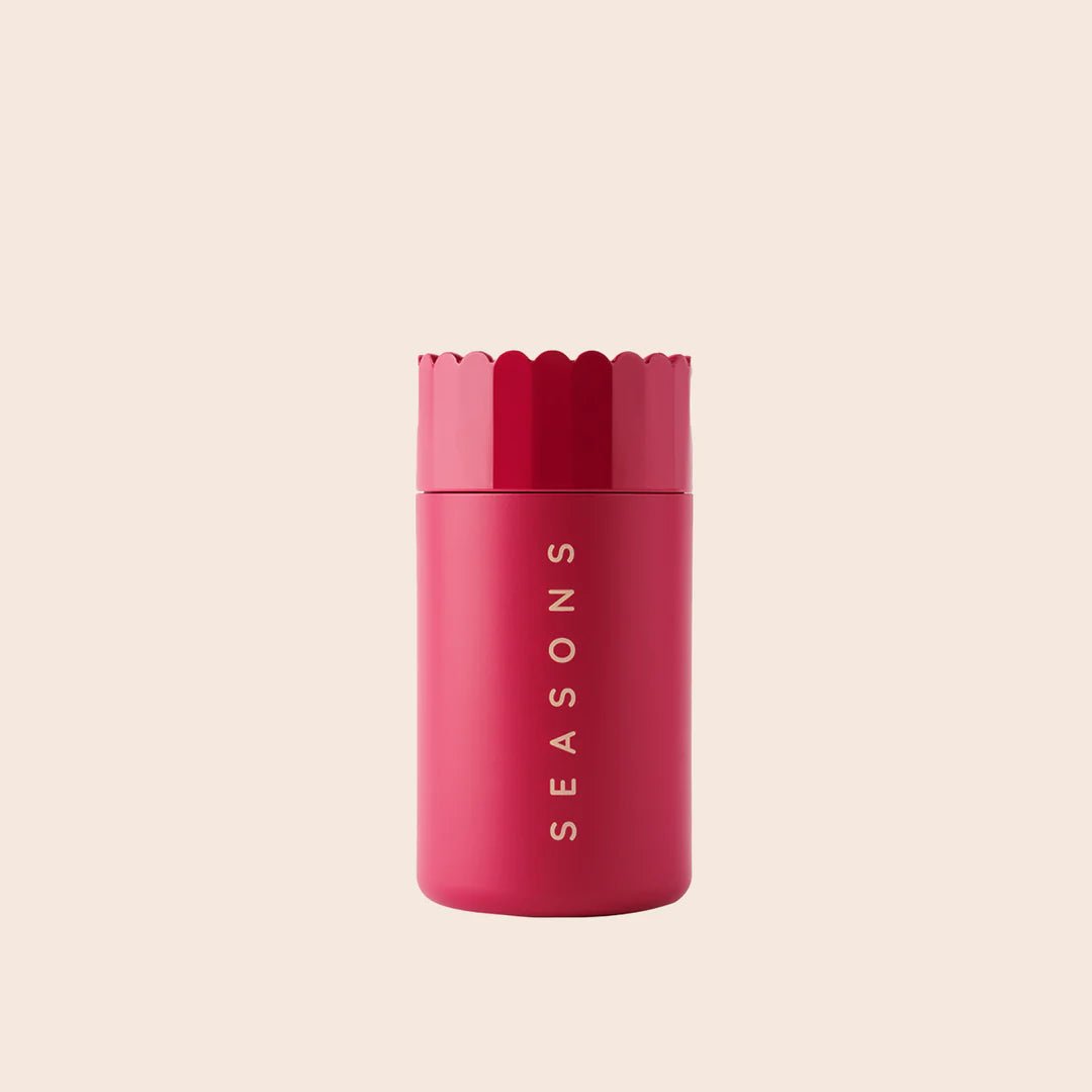 Fuchsia Mini Aero Diffuser from Seasons Life, a stylish home essential with a sleek design for aroma diffusion.