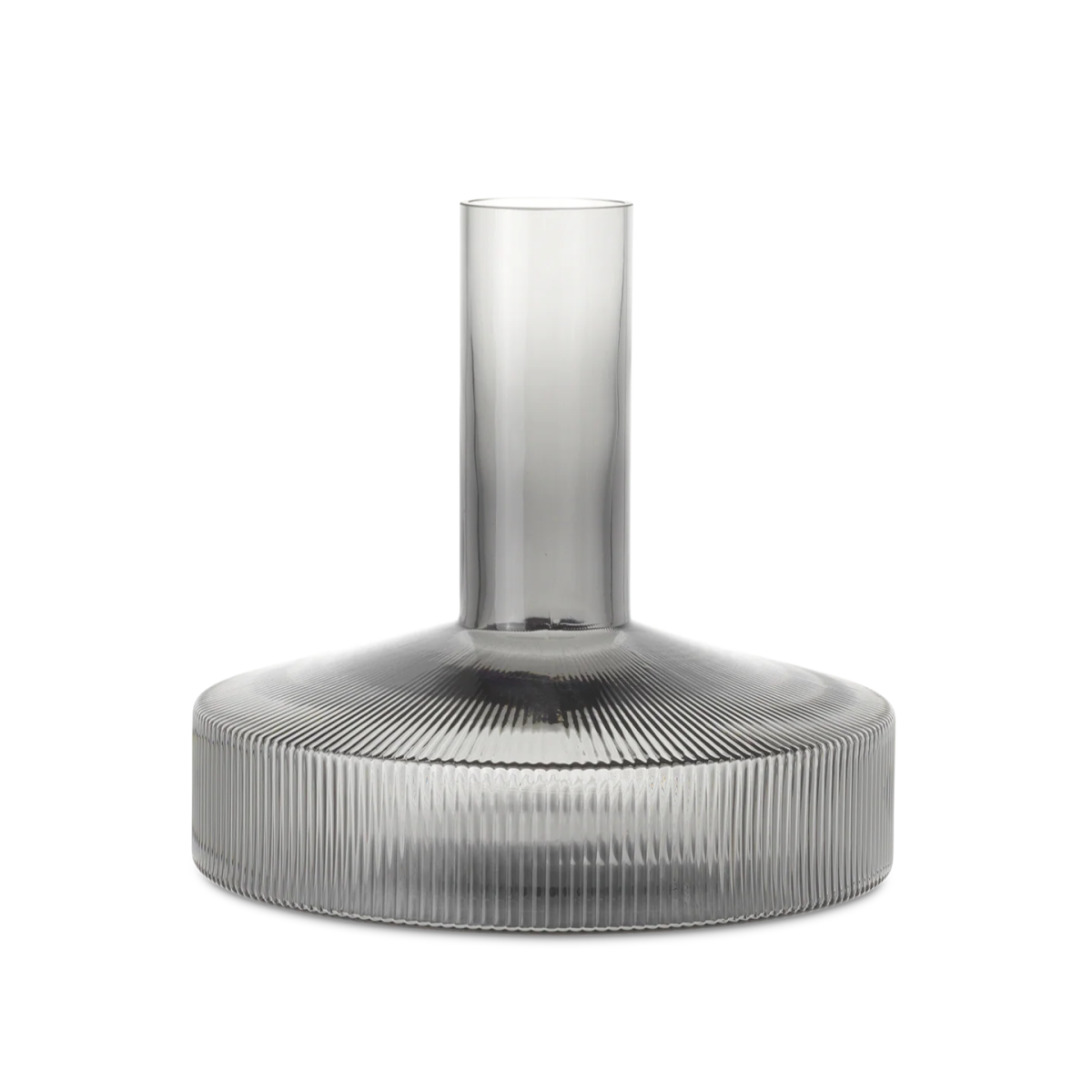 Ripple Wine Carafe - Smoke Grey