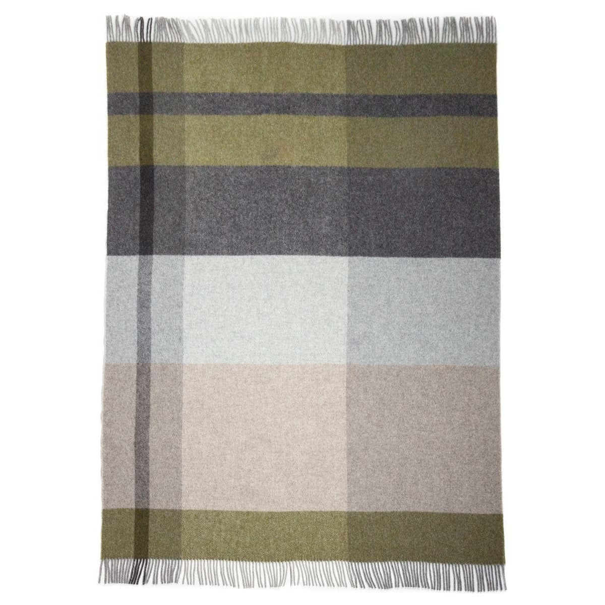 Lancelot Plaid Wool Throw
