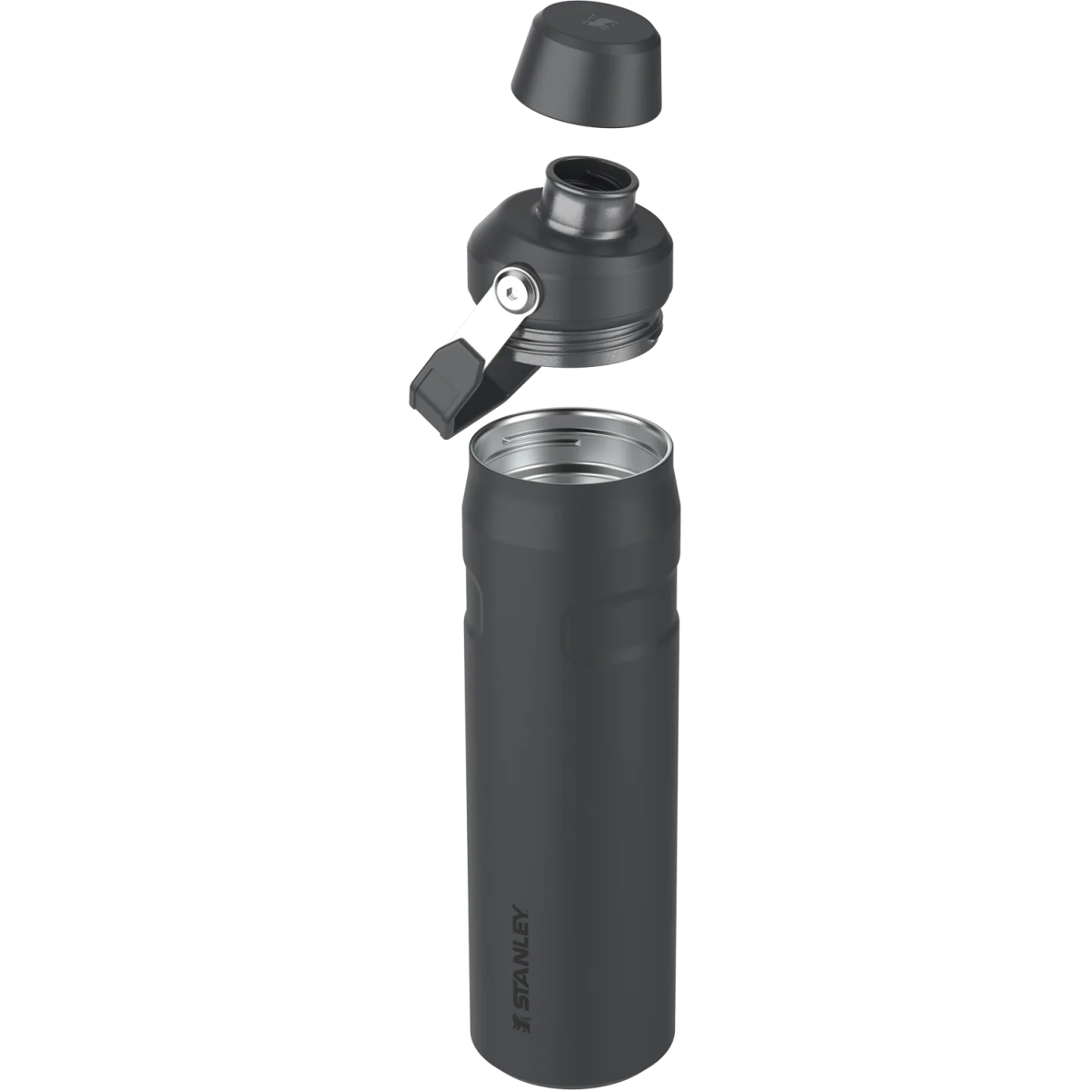Stanley THE ICEFLOW™ Fast Flow Bottle 0.71L, stainless steel water bottle with a wide-mouth design for easy pouring and drinking.
